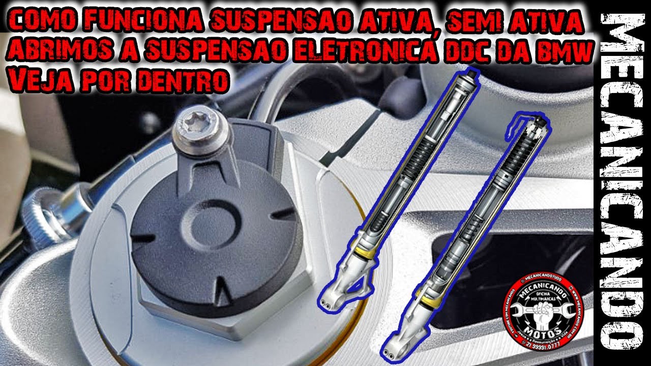 O QUE É UMA SUSPENSÃO ATIVA, SEMI ATIVA E PASSIVA - DESMONTAMOS UMA SUSPENSÃO ELETRÔNICA DDC BMW