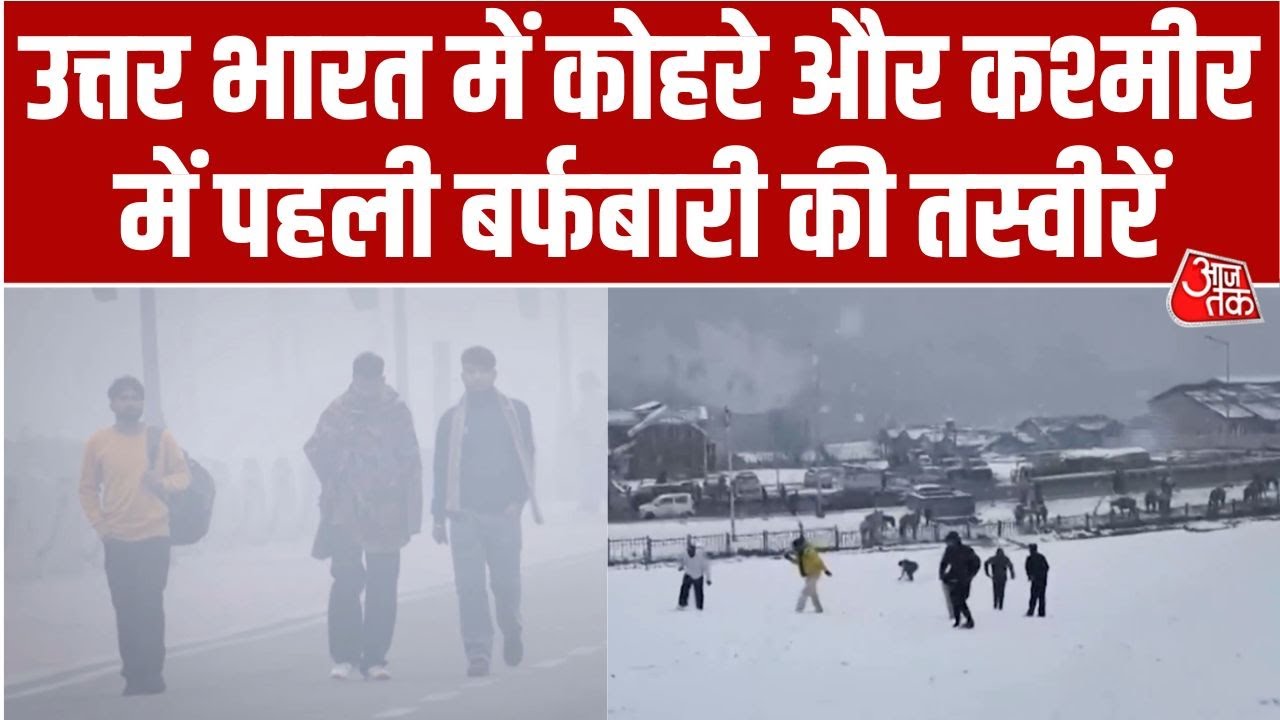 Weather Updates: शीतलहर के साथ-साथ कोहरे की दोहरी मार | Delhi Weather | Kashmir Snowfall