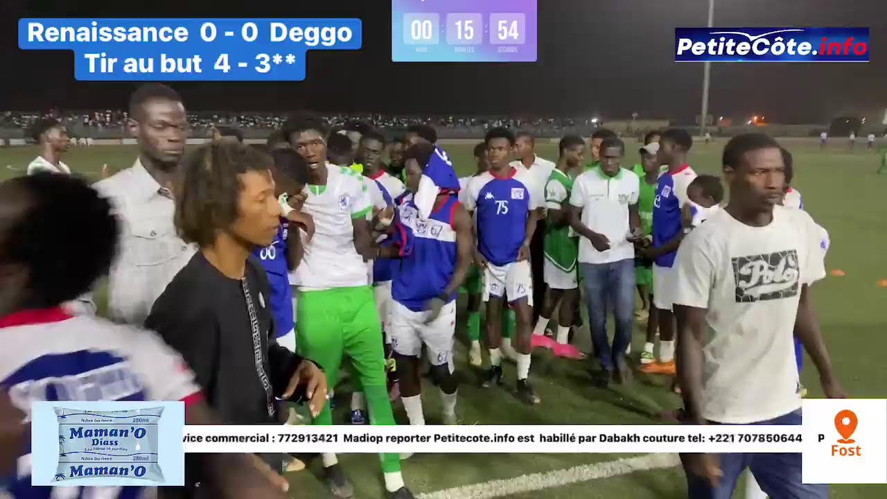 Finale Zone 4 Cadet Renaissance vs Deggo 2ème mi-temps tir au but