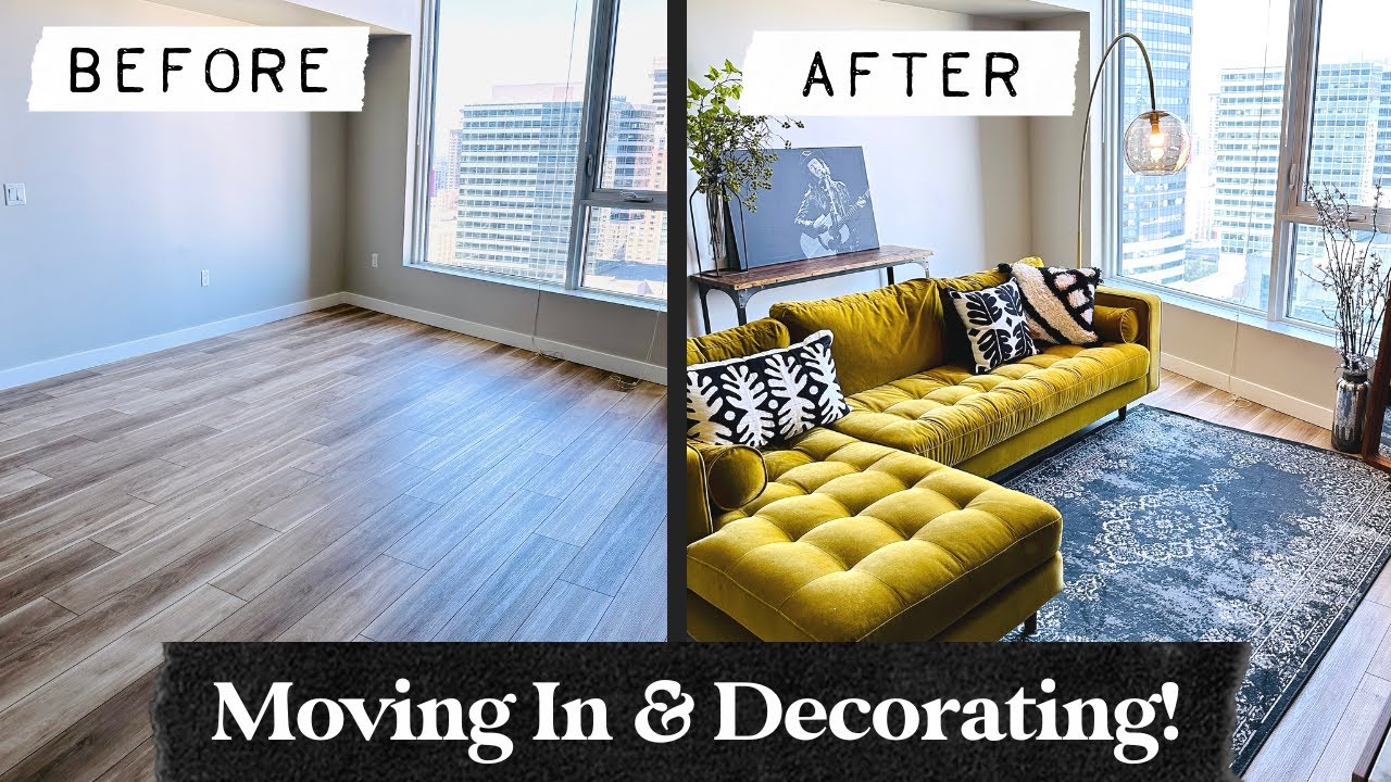 New Apartment Decorating PART 1: Moving In Vlog + New Decor + Styling!