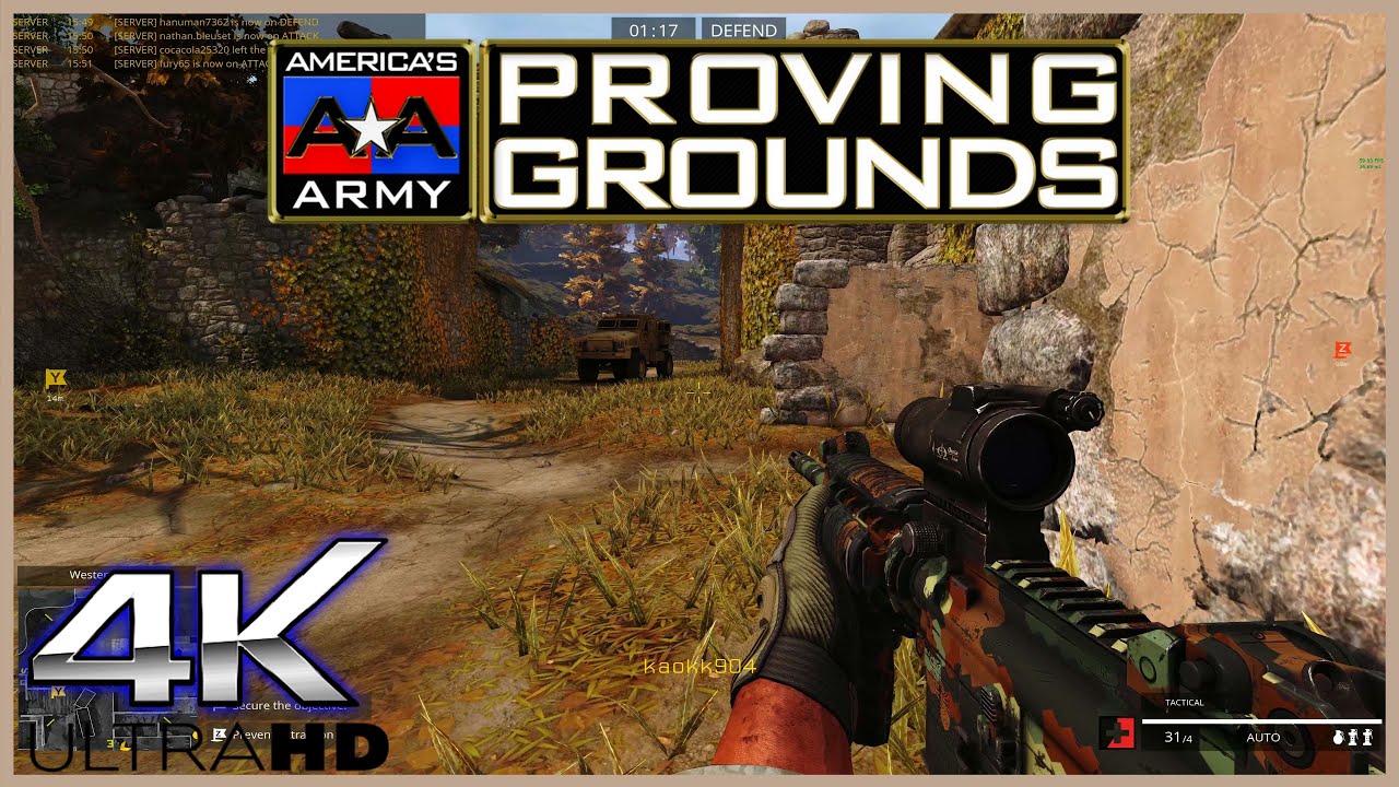 America's Army Proving Grounds First Time Online 4K
