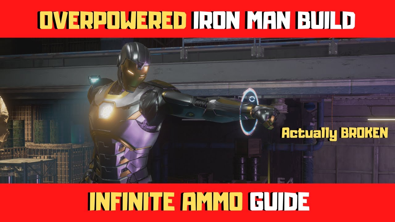Marvel's Avengers | BROKEN Iron Man Build + INFINITE AMMO