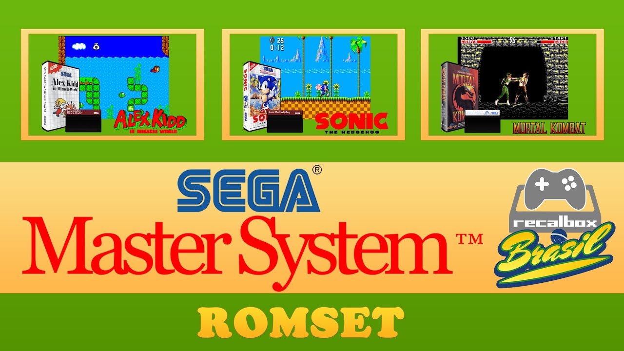 ROMS DE SEGA MASTER SYSTEM ( RCALBOX - BATOCERA - RETROPIE )
