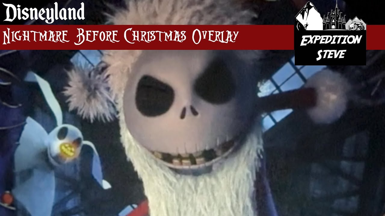 HAUNTED MANSION NIGHTMARE BEFORE CHRISTMAS OVERLAY - 4K