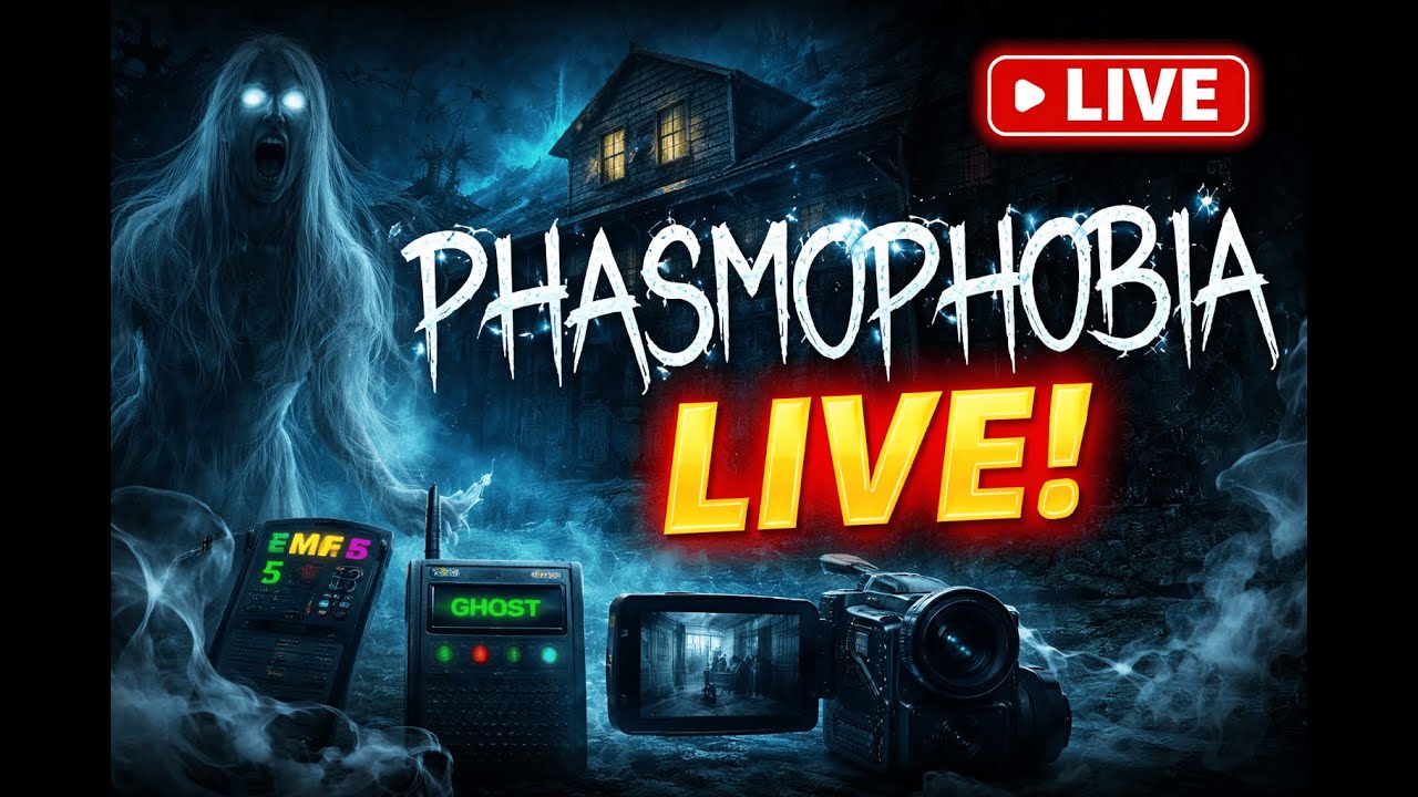 Ghost Hunt Begins! Phasmophobia Live With Friends | MANAN GAMING 07