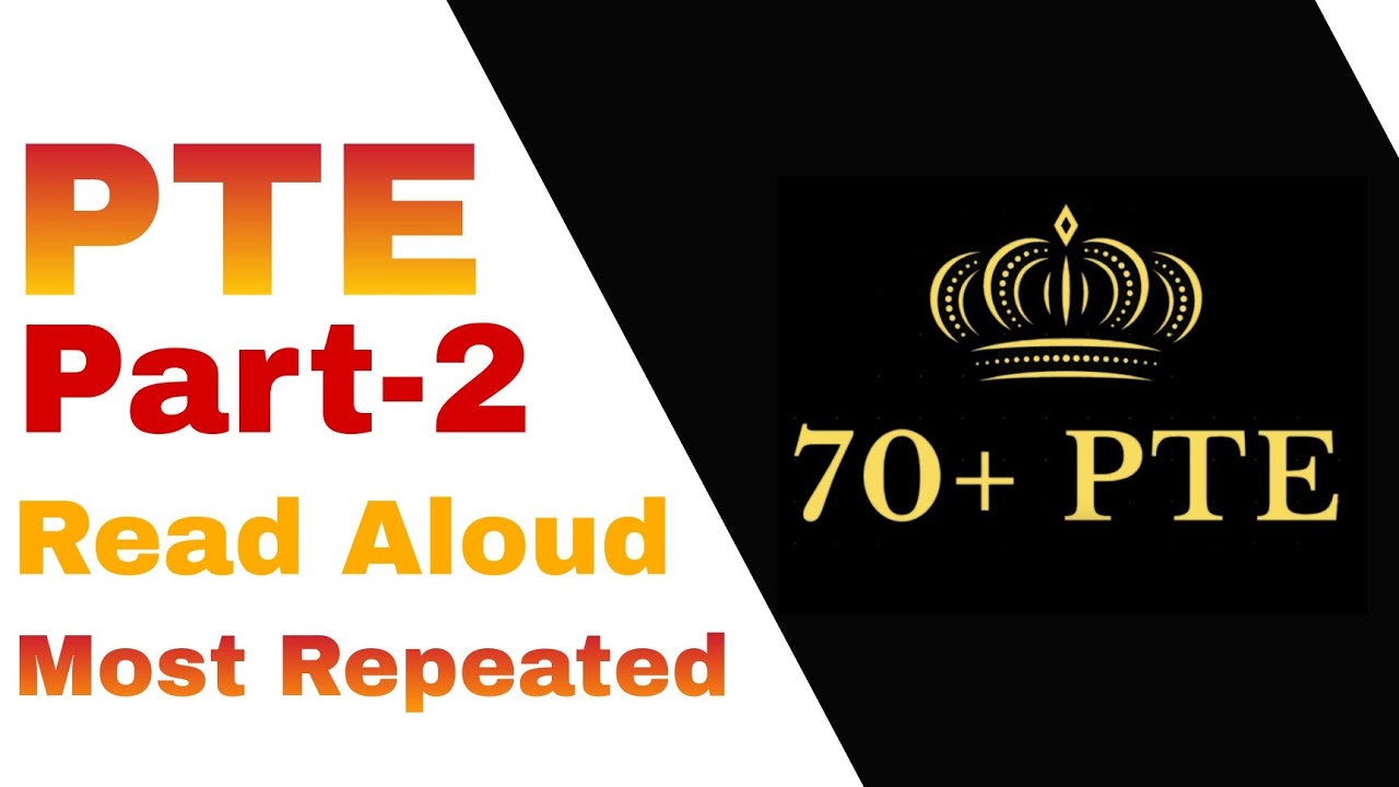 Read Aloud | (Part-2) | September Exam Prediction | 70 Plus PTE