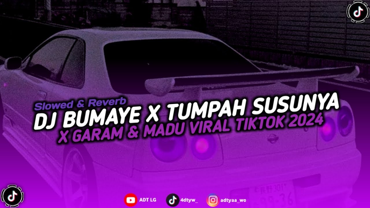 DJ BUMAYE X TUMPAH SUSUNYA X GARAM & MADU VIRAL TIKTOK 2024 (Slowed & Reverb)