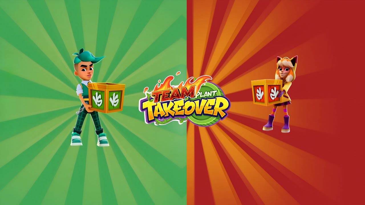 Subway Surfers : OLD 🆚 NEW Team Takeover Challenge 💚🔥 Floor is Lava 🔥 & Plant Invasion ☘️ Challenge 