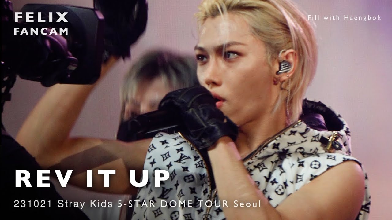 [4K60fps] 231021 'REV IT UP' Felix solo stage 필릭스 Stray Kids (Reupload) [Felix FanCam]