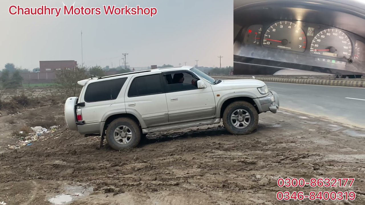 Toyota surf ssrx 2zr 2700cc 4x4 checking