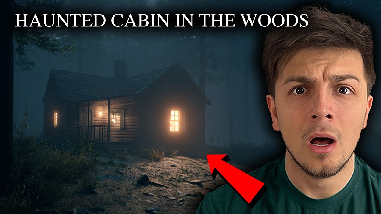 Our TERRIFYING Experience In Haunted Cabin In Th Woods - DOORS SLAM SHUT! (WE COULDNT STAY!)