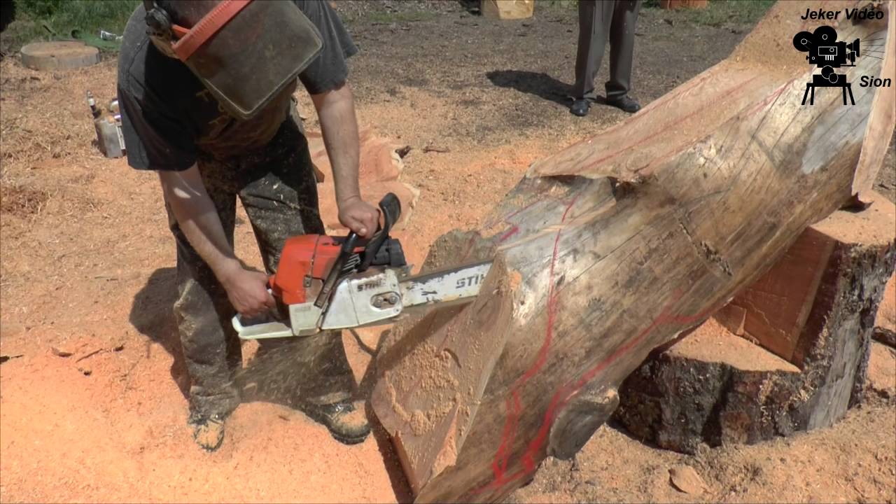 Sculpture à la tronçonneuse: Hugo Beytrison