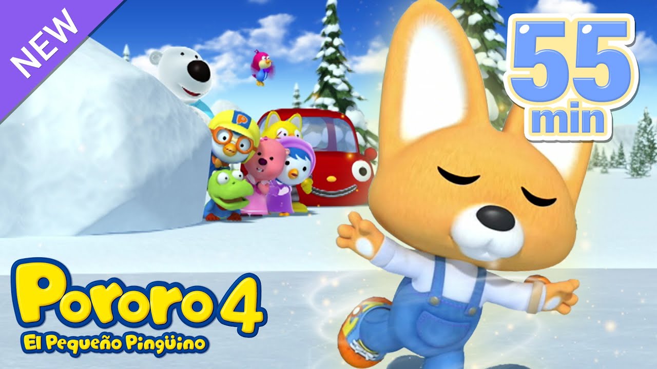 Pororo La Serie 4 | #6~10 Yo también quiero ser un buen patinador | Dibujos animados de Pororo