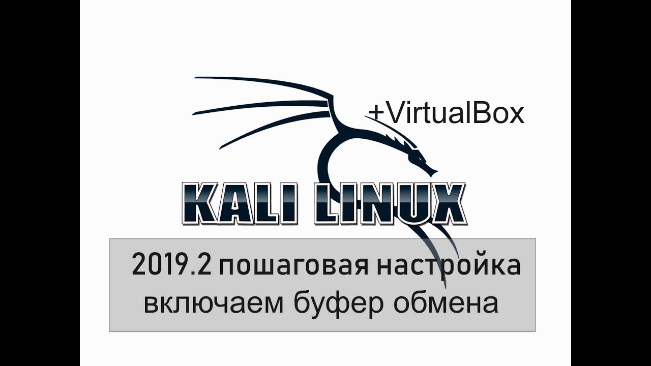 Настраиваем  буфер обмена virtualbox и kali linux