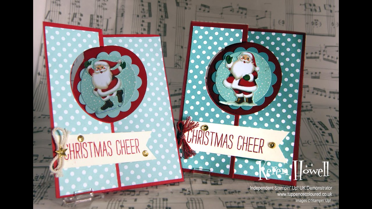 Stampin' Up! Christmas Hidden Flap swing card