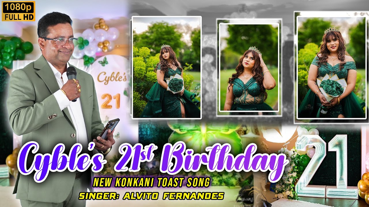 New Konkani Toast Song 2025 | Cyble's 21st Birthday | By Alvito Fernandes