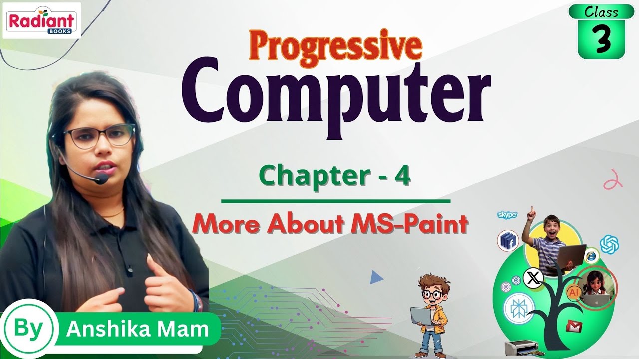More About MS Paint | Computer | Chapter - 4 | Class - 3 | By Anshika Mam | Radiant Books |