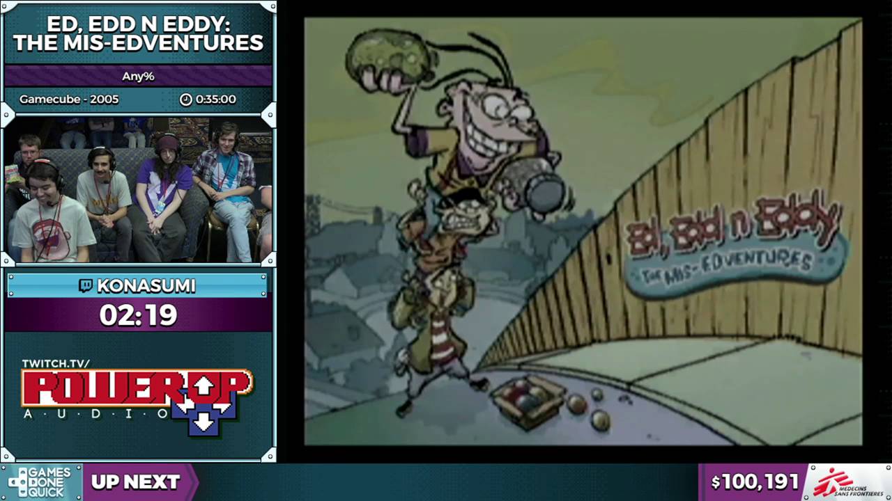 Ed Edd 'n Eddy: The Mis-Edventures by Konasumi in 0:25:31 - SGDQ2016 - Part 18