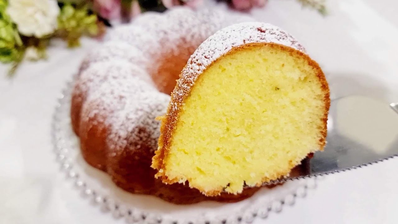 Мягкий, влажный и вкусный... Идеальный лимонный пирог к кофе!