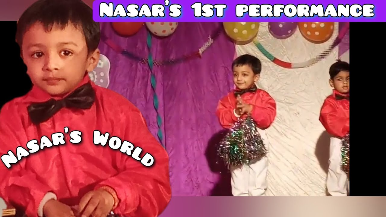  Nasar's Pre-Nursery Stage Debut || First Day on Stage! 💫 Nasar's World 