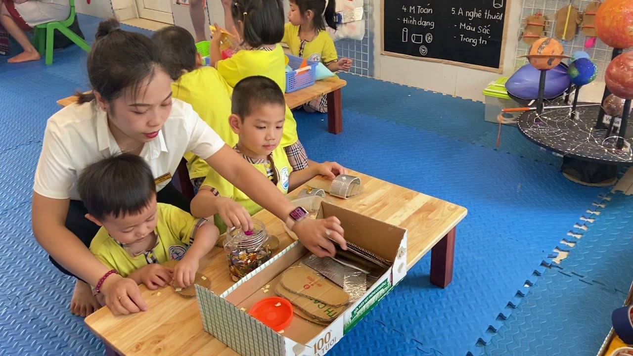 Hoạt động góc (Hội thi giáo viên giỏi mầm non huyện Gia Lâm) - MN Bát Tràng