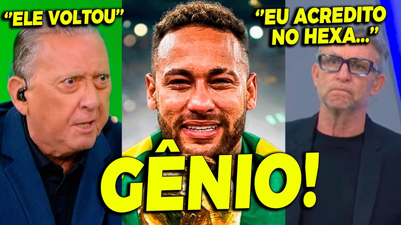 EMOCIONANTE! OLHA O QUE GALV&Atilde;O BUENO E NETO FALARAM SOBRE NEYMAR DE VOLTA A SELE&Ccedil;&Atilde;O BRASILEIRA!