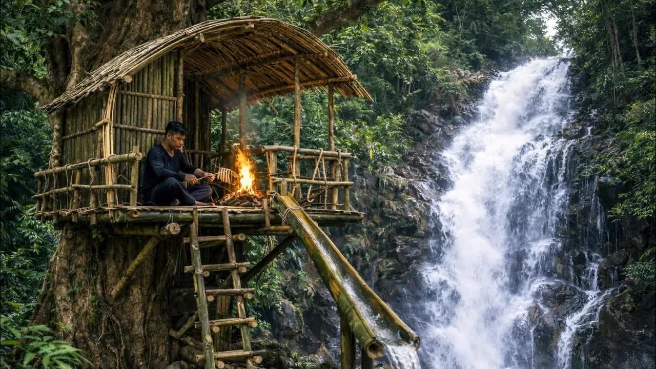 建在茶山上的全木三合院！打地基就花費将近上千萬？著名茶企總裁的私家院子，真是聞所未聞！【快意村夫】Villas in rural China【快意村夫】