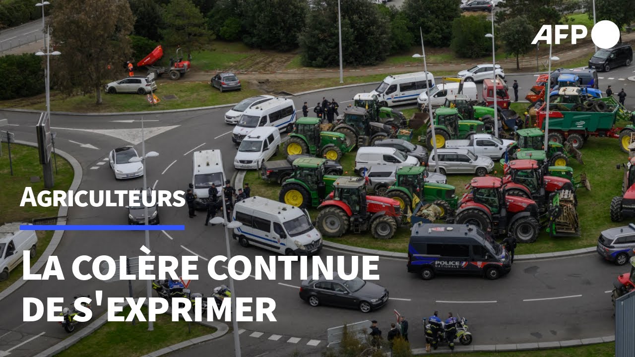 Plus de tracteurs dans Paris, mais de nouvelles actions en régions | AFP