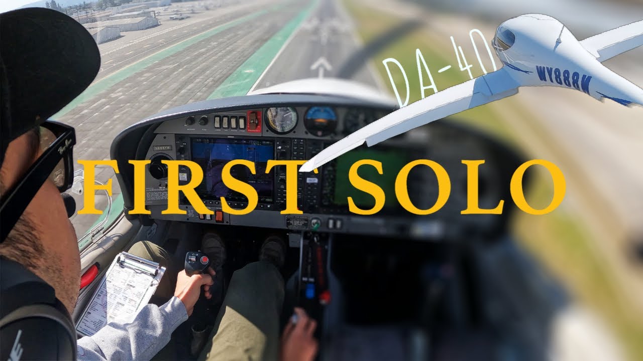 MY FIRST SOLO FLIGHT - DA40 | Cinematic Short Film