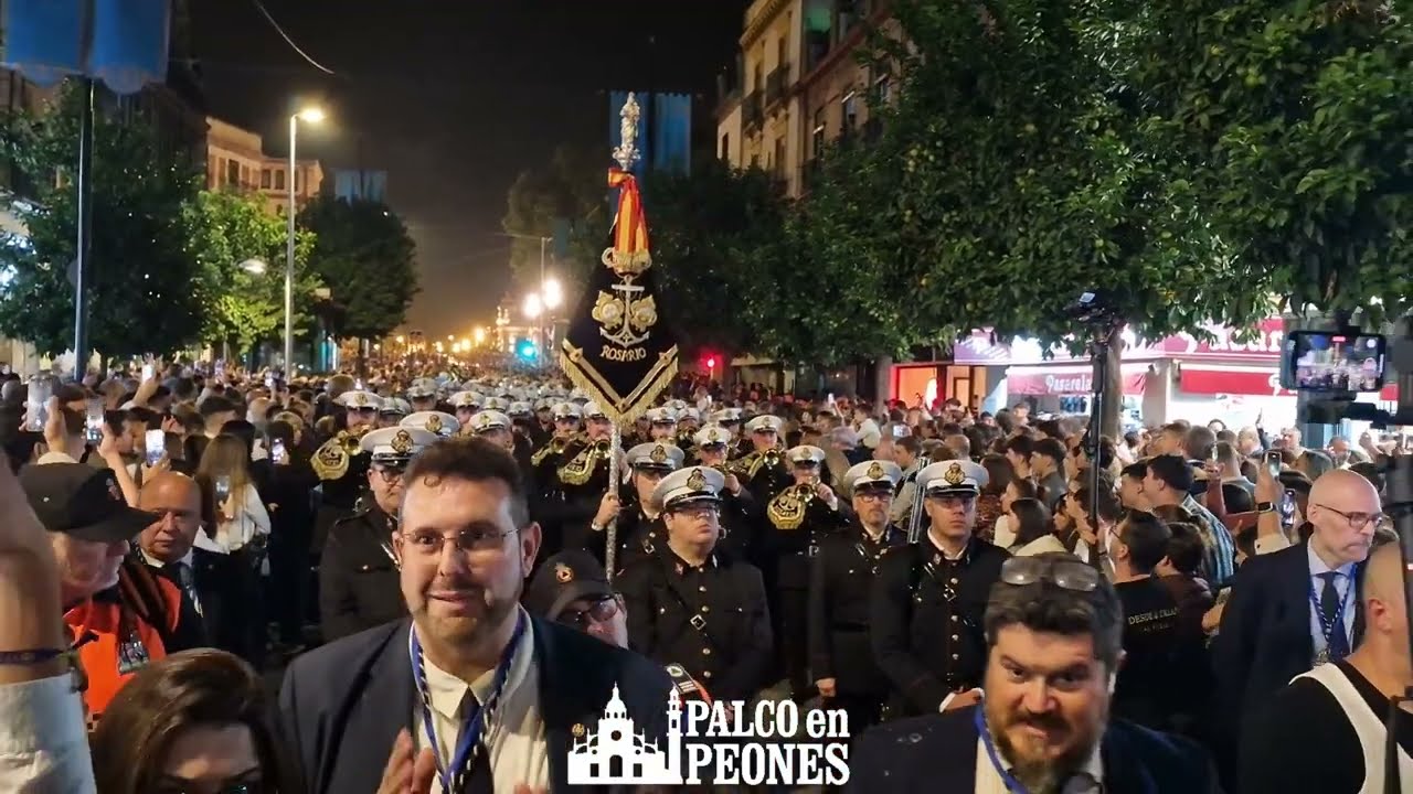 Rosario de Cádiz en calle San Jacinto I Salida Extraordinaria Estrella Coronada Sevilla 2024