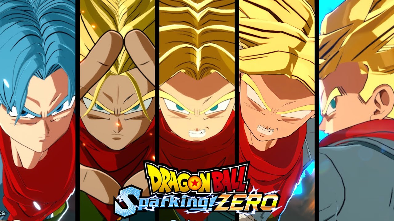 Super Future Trunks's All Transformations in Dragon Ball Sparking Zero Mod!