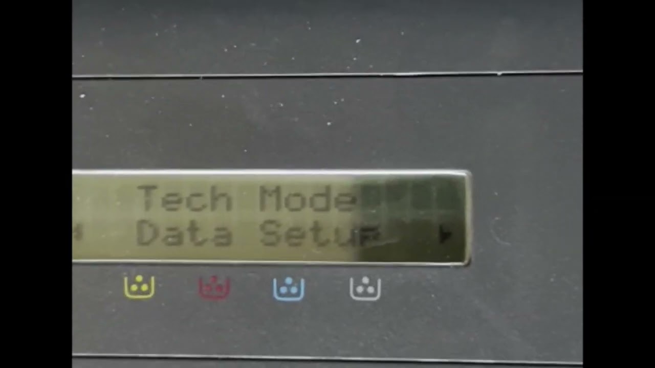 HP 178nw laser printer factory reset / data deletion / secret menu access