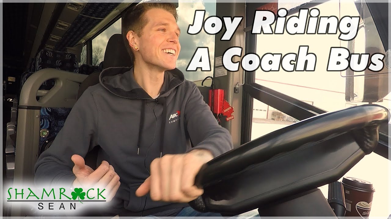 Joy Riding A Coach Bus
