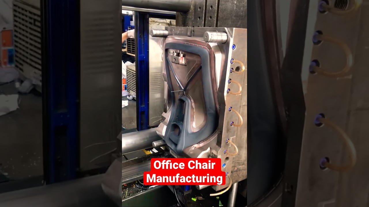 Office Chair Manufacturing #officechairs #injectionmoulding #plasticmolding #plasticmoulds