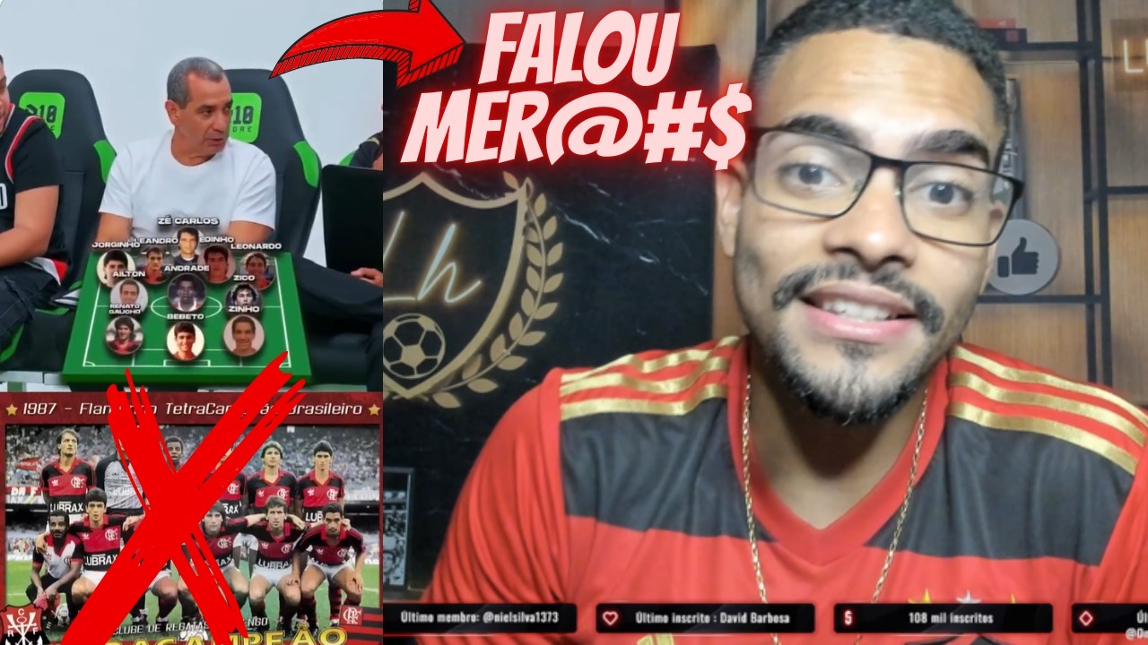 ZINHO FALOU BESTEIRA DO SPORT ! NINGUÉM CONHECE O TIME DO SPORT DE 1987 ? LUIZ HEYTOR DETONA ZINHO