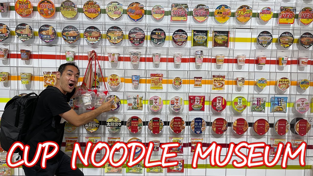 Japanese Cup Noodles making at OSAKA CUP NOODLE MUSEUM