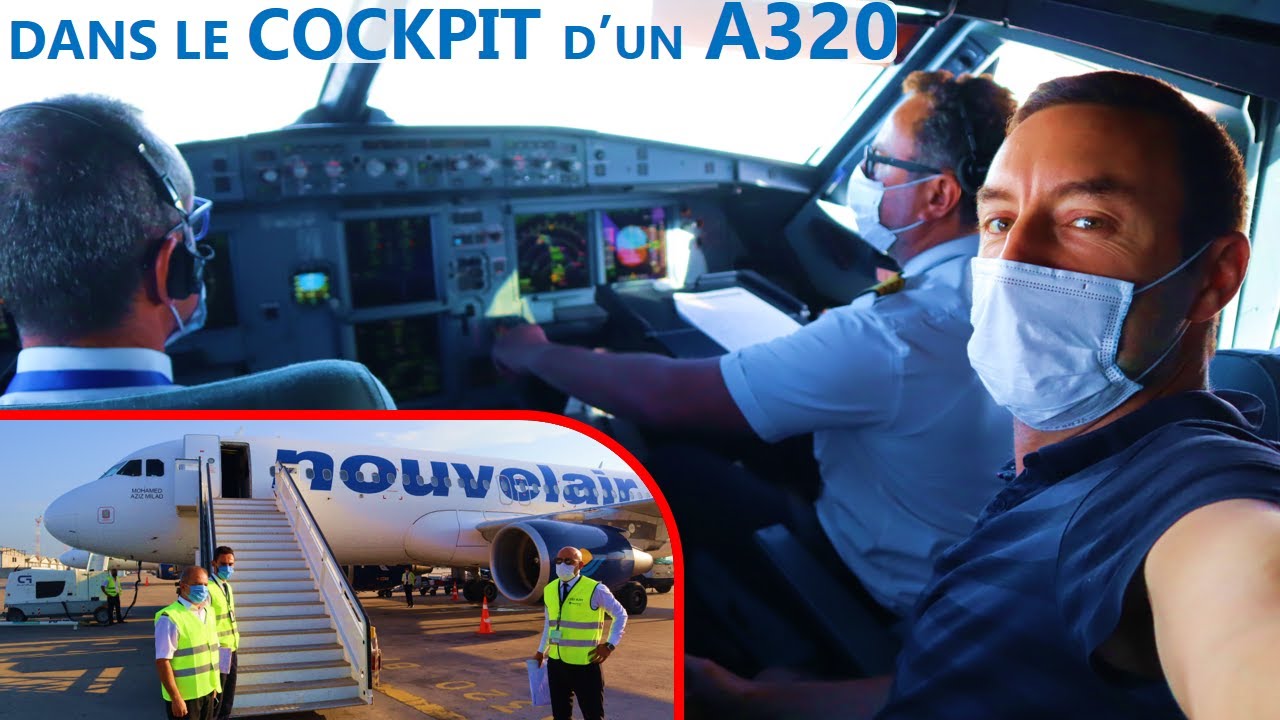 [TripReport] 🛫 VOL DANS LE COCKPIT sur Airbus A320 avec Nouvelair entre Tunis et Paris