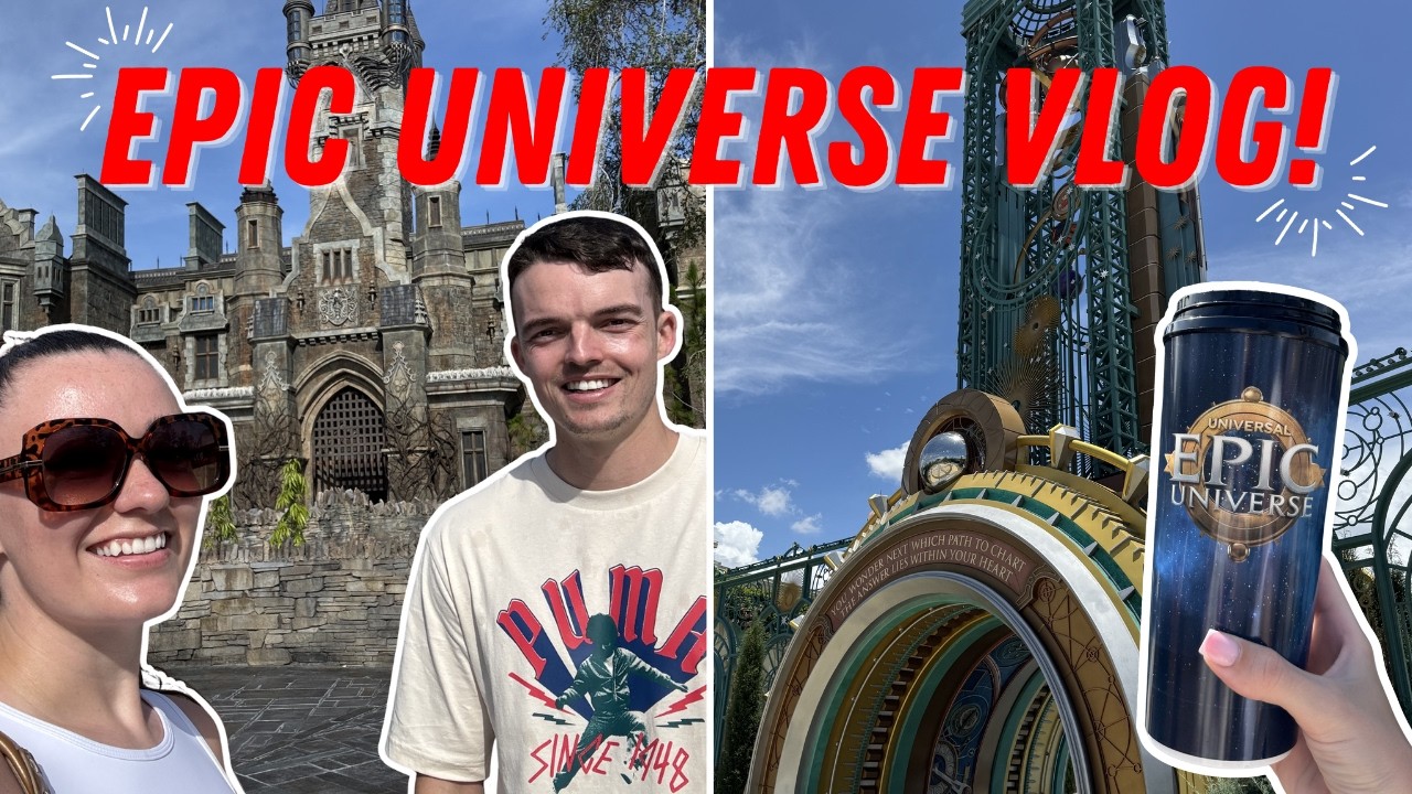 Universal EPIC Universe Vlog | Stardust Racers POV | Pizza Moon | Battle at the Ministry
