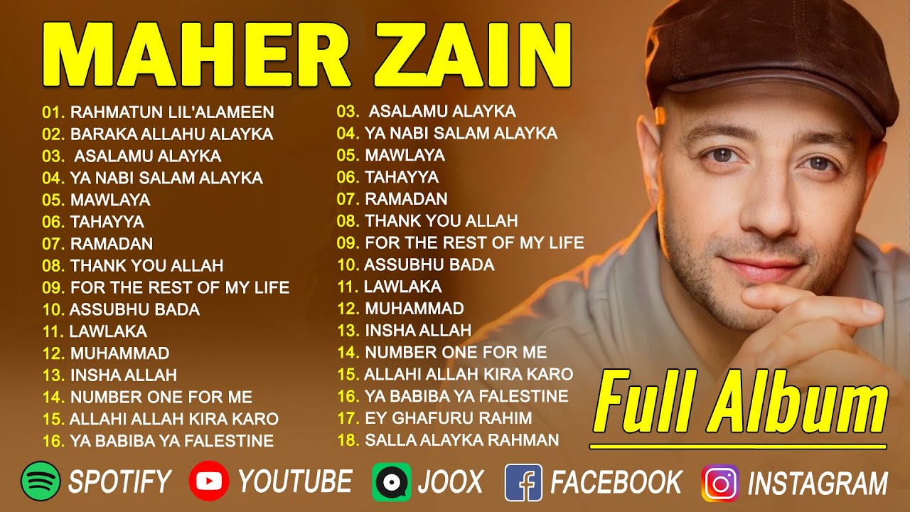 Maher Zain Full Album Terbaru 2025 - Ya Nabi Salam Alayka, Rahmatun Lil Alameen, Ramadan 46