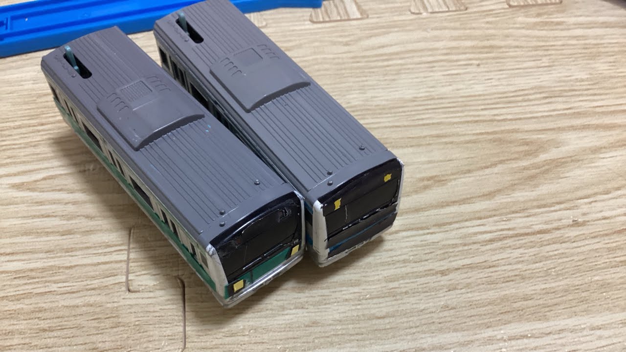 〈番外編〉　改造プラレールで小田急3000形を作ってみた