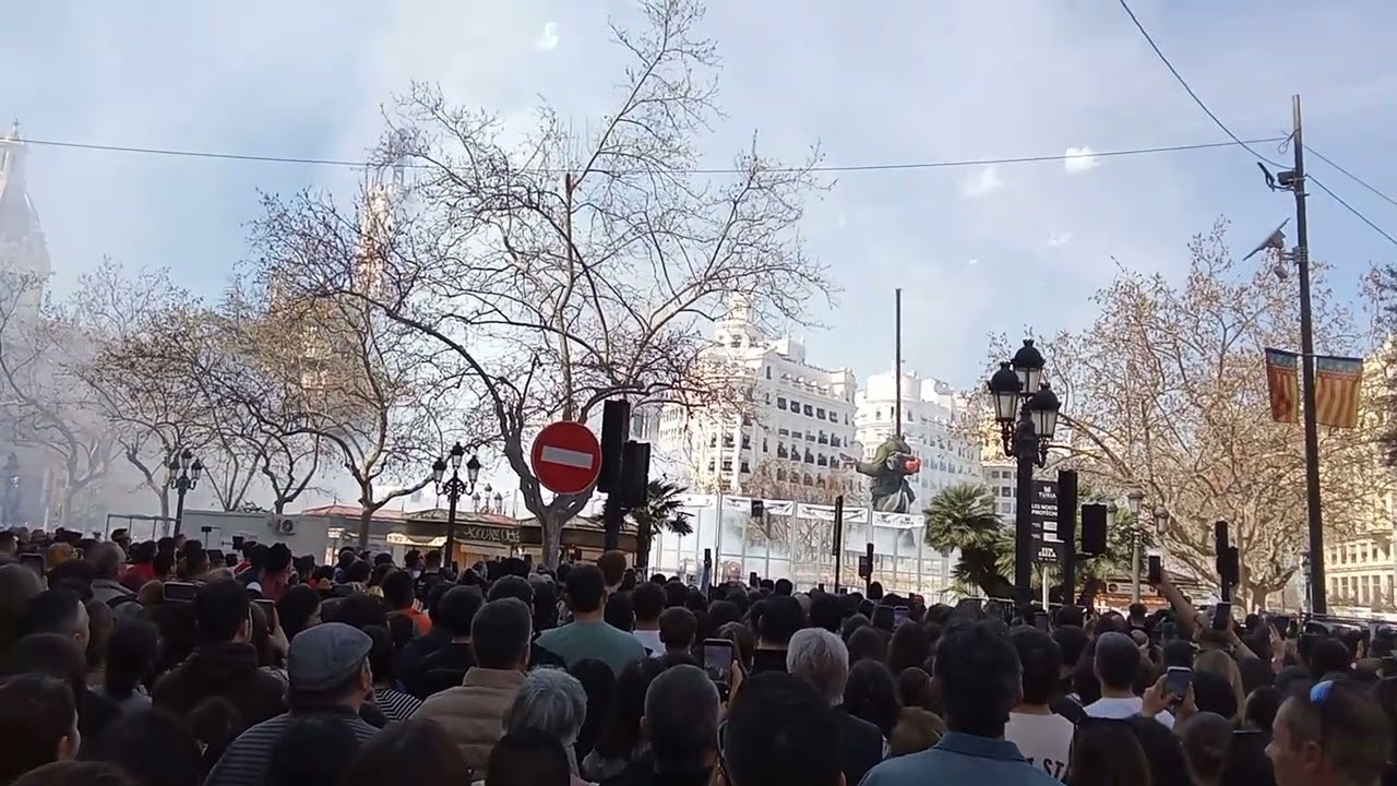 Mascletá plaza Valencia 12 de marzo 2026 Pirotecnia
