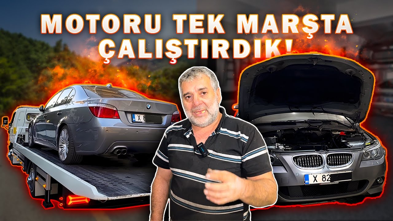 HERKESİN KORKTUĞU MOTORU 1 Marşta Çalıştırdık ! BMW 5.35D 286 BEYGİRLİK CANAVAR