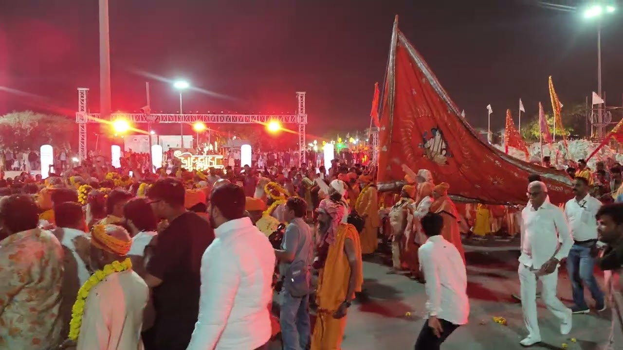 સોમનાથ માં મહા કુંભ જેવો માહોલ ભવ્ય રવેડી યાત્રા નીકળી