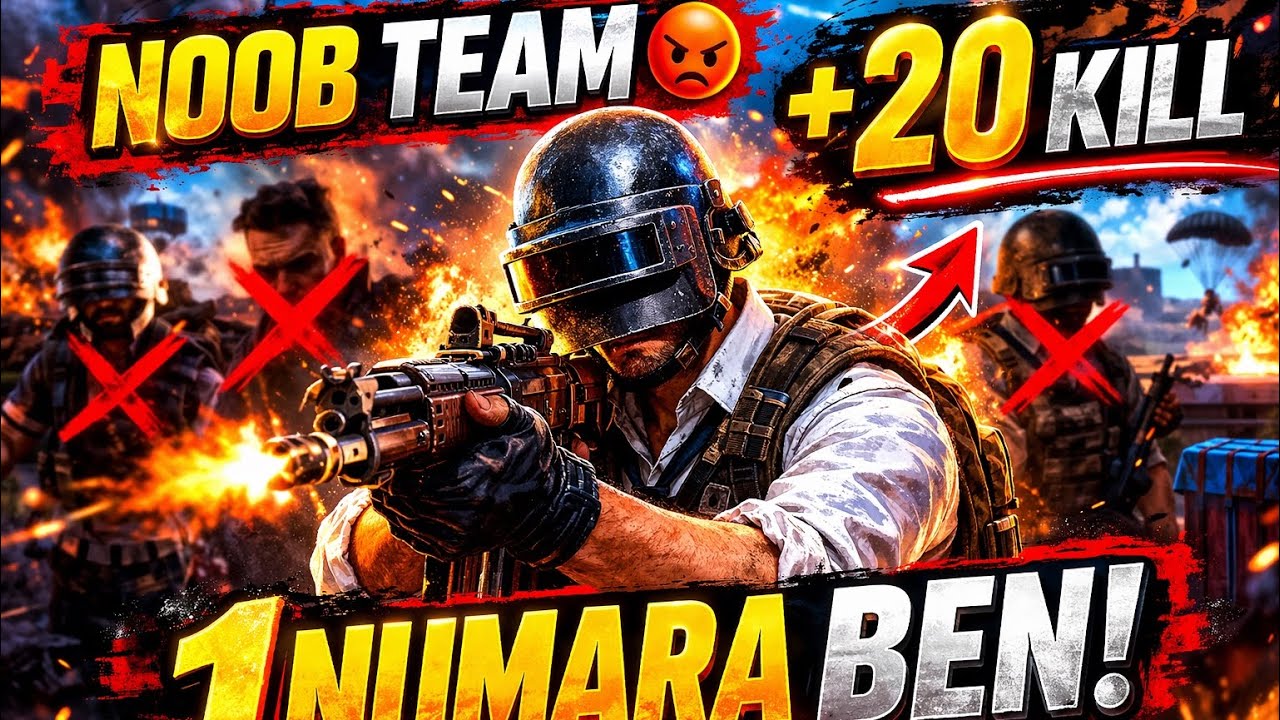 TAKIMINN BİR NUMARASI OLDUM / PUBGMOBİLE