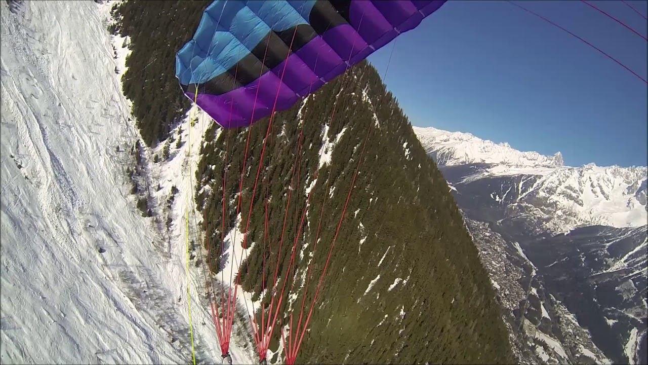 Speed Flying Le Brevent in Chamonix, France