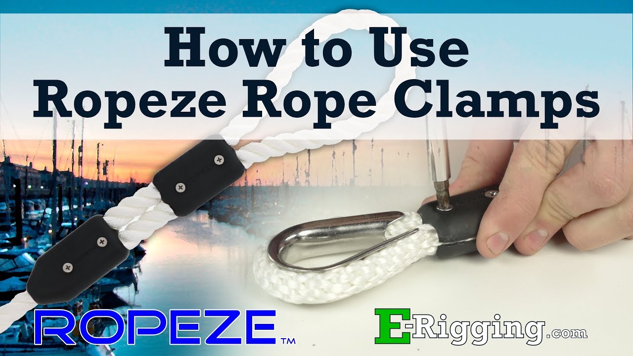 Использование зажимов для каната Ropeze — как установить