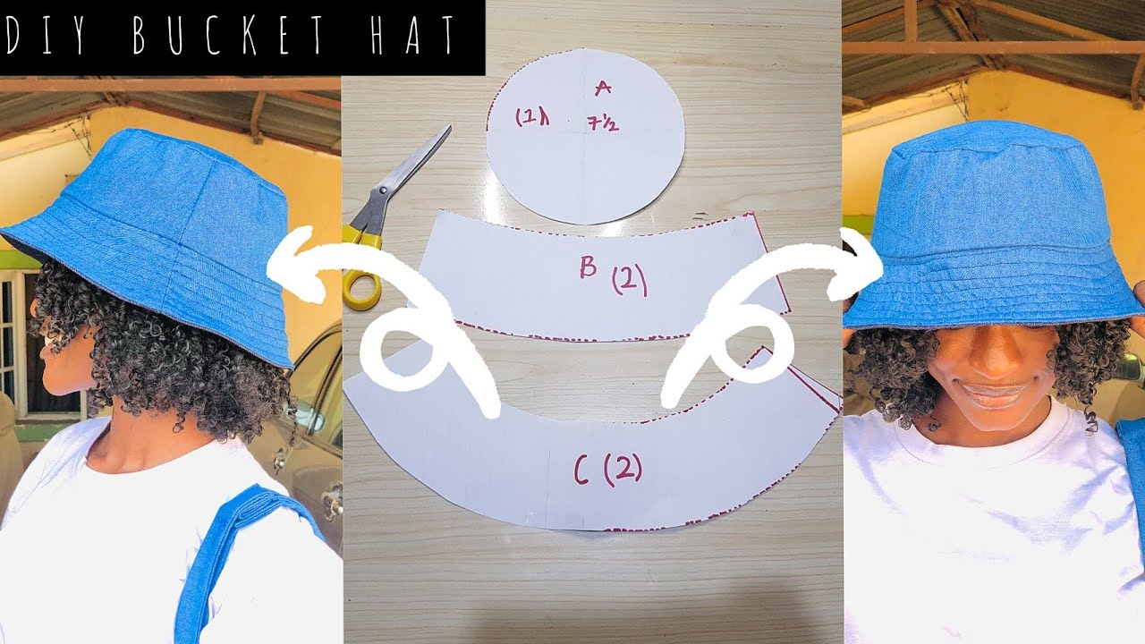 How to cut and sew a bucket hat (beginner's friendly tutorial)