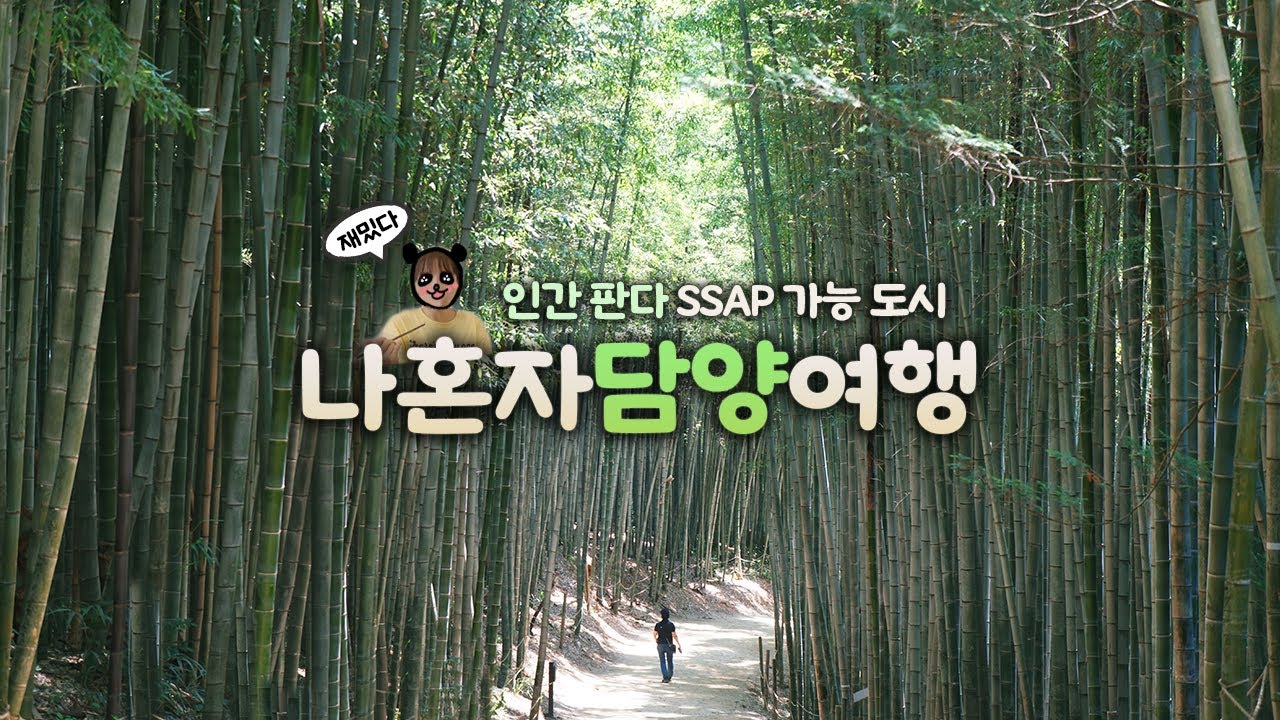 나혼자 담양 여행｜인간 판다 체험? 🐼 대나무 너무 맛있잖아｜자전거 타고 담양여행｜죽녹원, 담양호, 담빛예술창구, 해동문화예술촌｜뚜벅이 국내여행 하는사람er