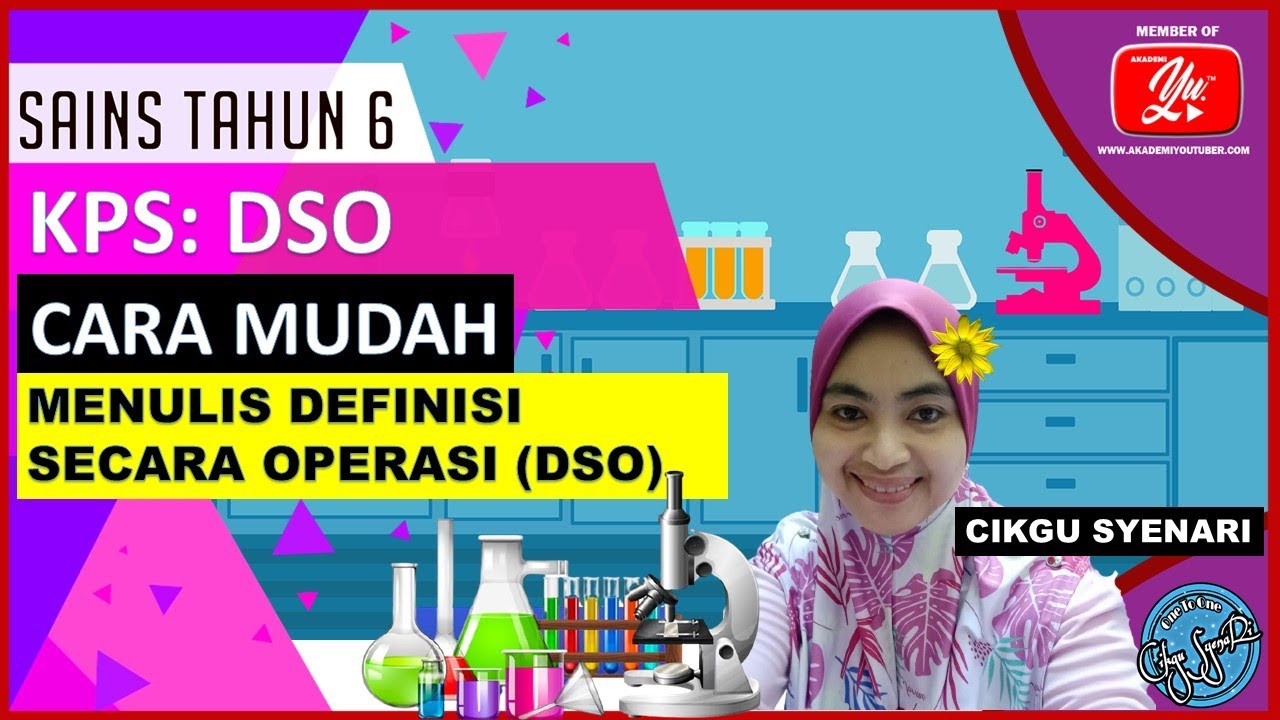 KPS: DEFINISI SECARA OPERASI (DSO)#sainstahap2#kpsdso#akademiyoutuber#definisisecaraoperasi
