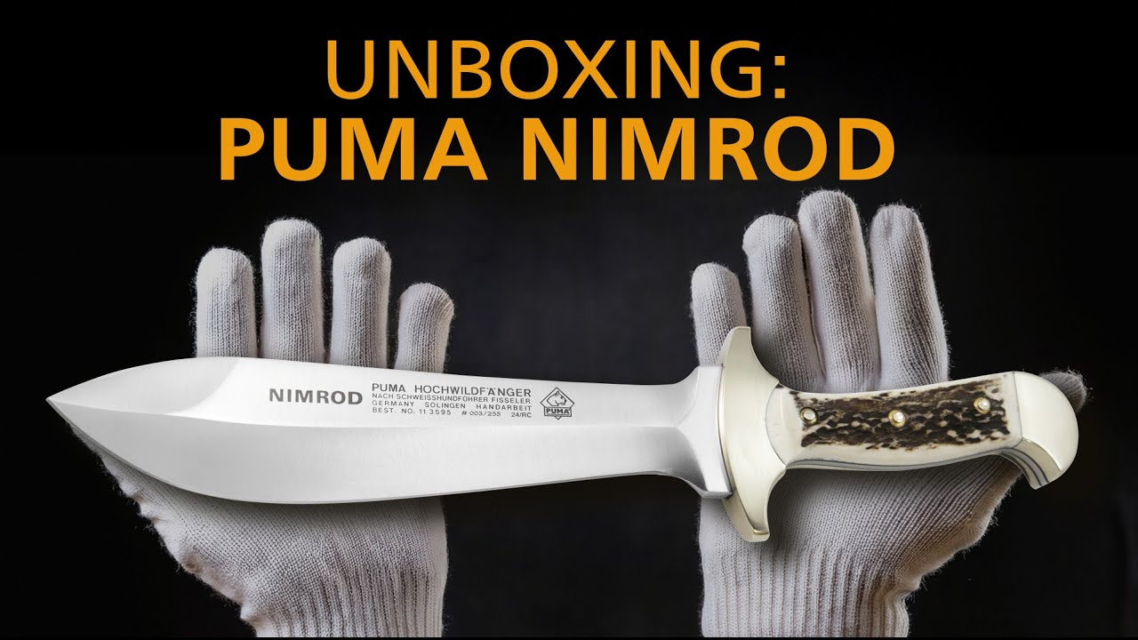 PUMA Nimrod Unboxing: Traditionelle Handarbeit aus Solingen – Das perfekte Jagdmesser!